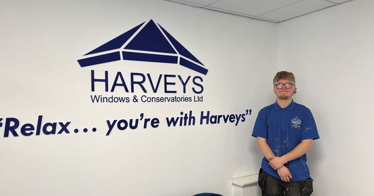 Oliver Wells, Harveys Windows & Conservatories in Leicester