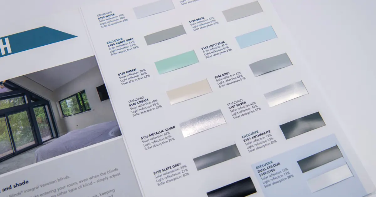Morley Glass Reveals Latest Integral Blind Colour Trends